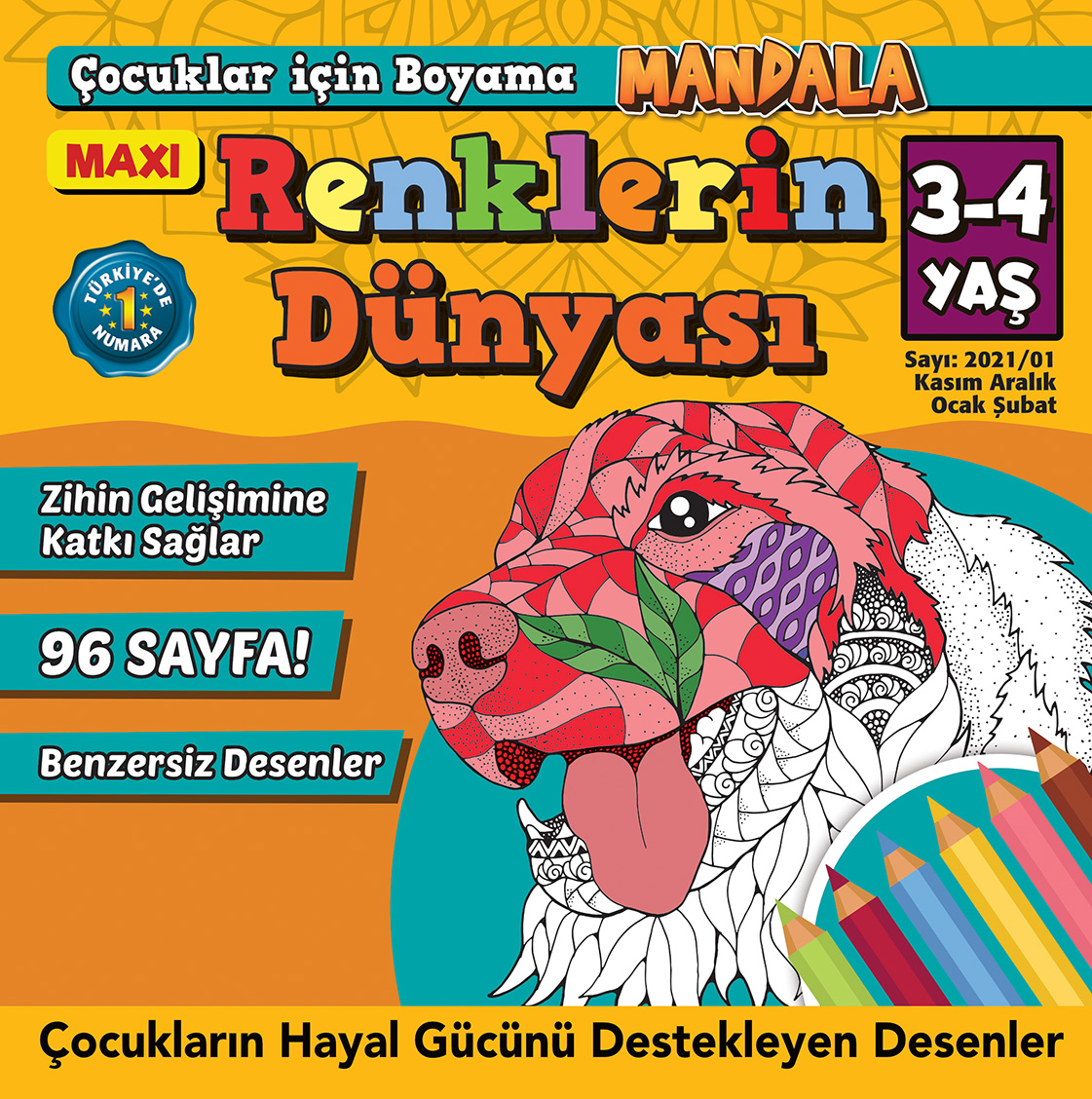 Maxi The World of Colors-  Coloring Book For Kids Issue 1